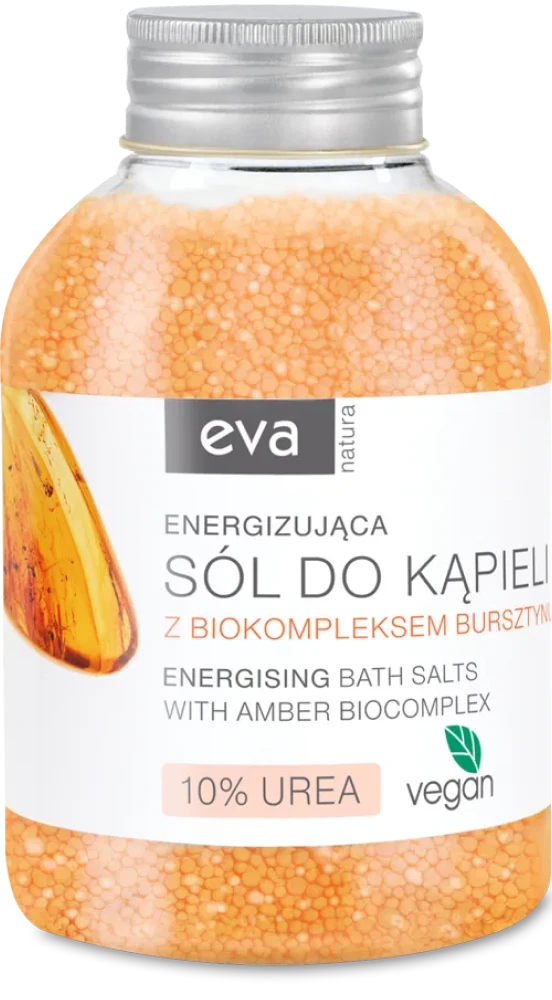 EVA NATURA Energizing bath salts with amber biocomplex and 10% urea
